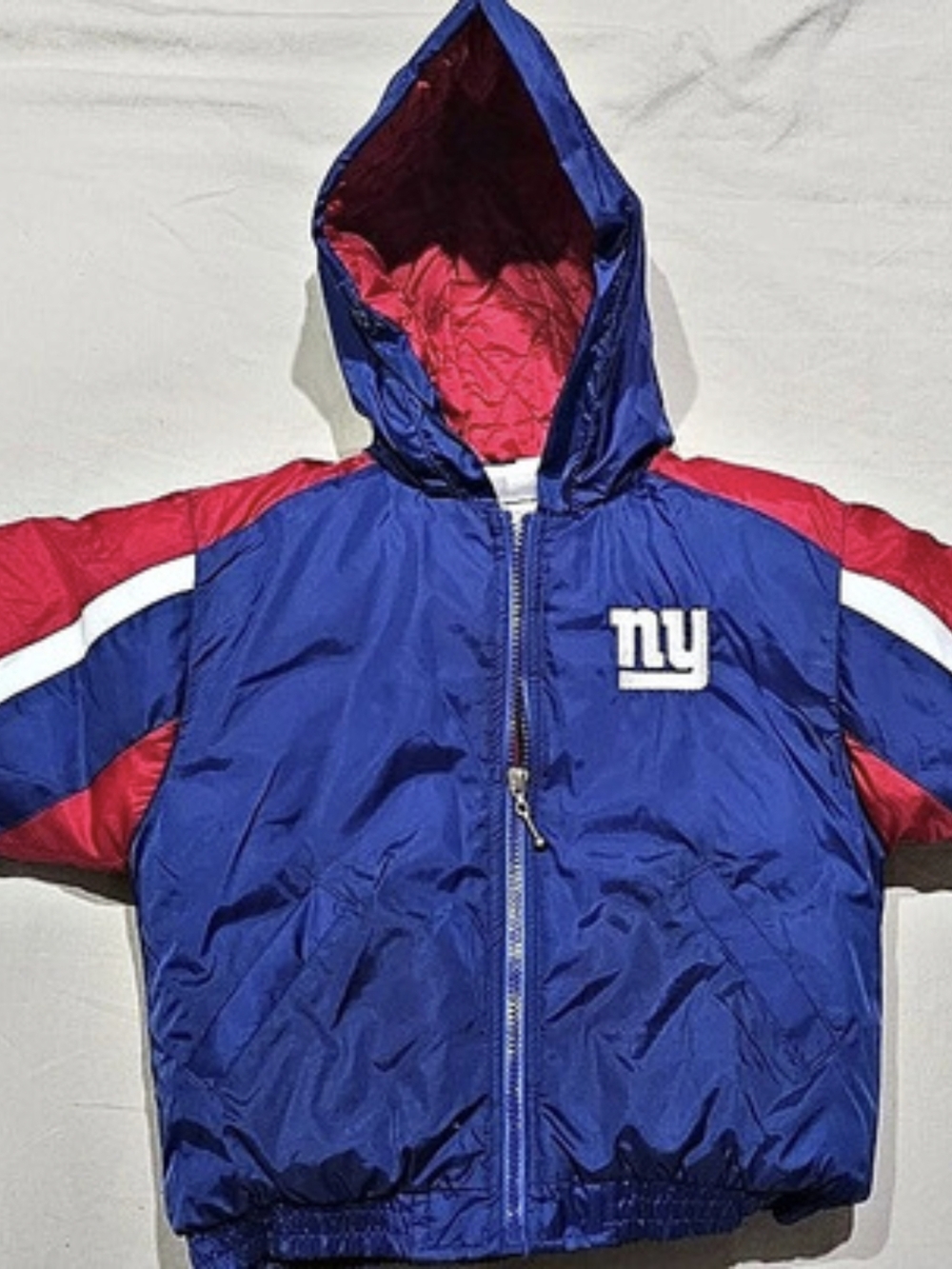 Toddler Boys NFL Play Football NY Giants Puffer Jacket 3T Blue Red